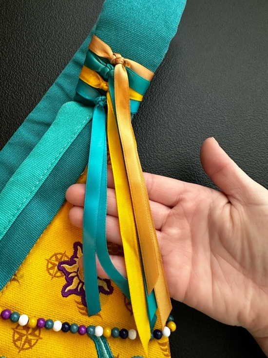 Disney Cruise Line Treasure Royal Adventure Tea Party Embroidered Sling Bag Pack - Picture 3 of 11